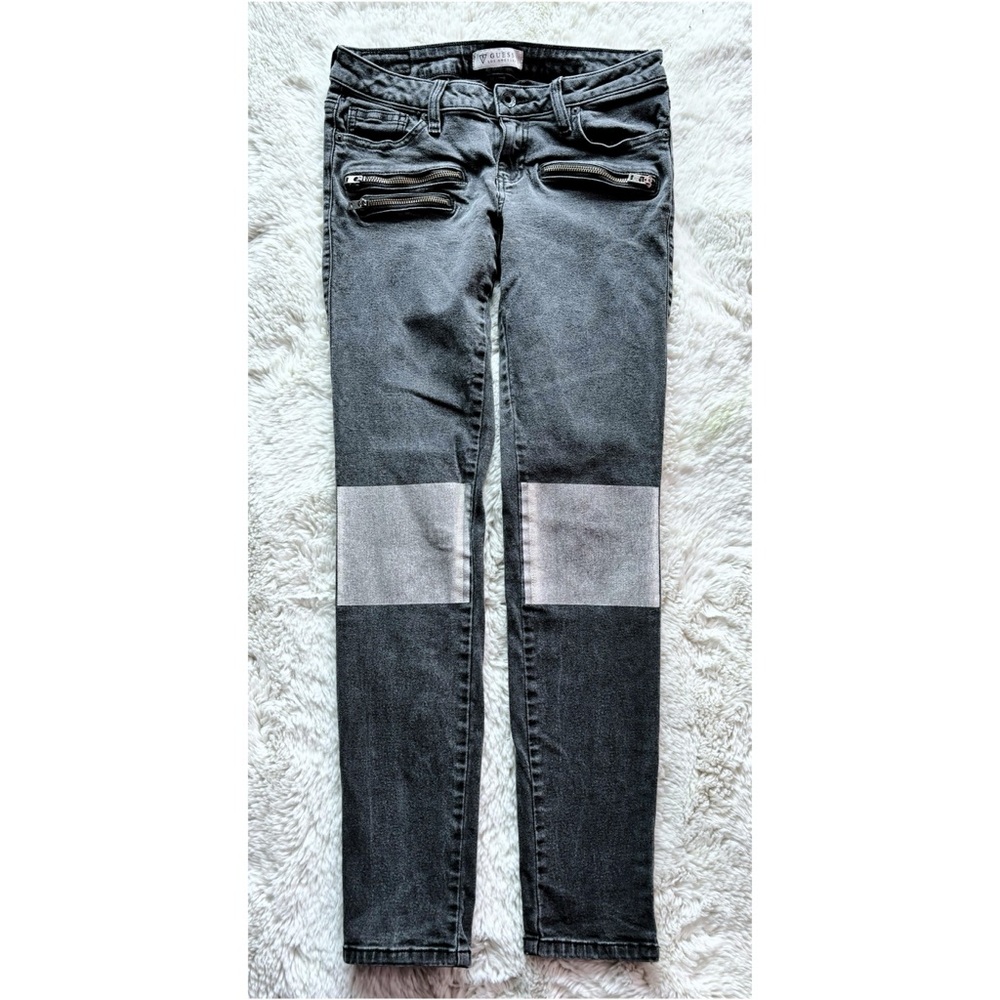 GUC Guess Jean Faux Front Pockets - Color Block - Skinny - 27